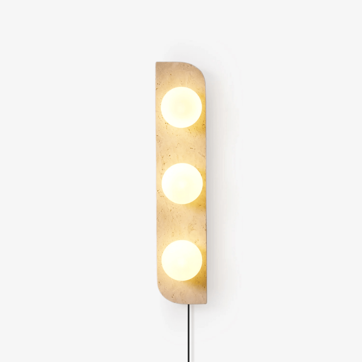 Elysian Travertine Plug - in Wall Light - YIOSI
