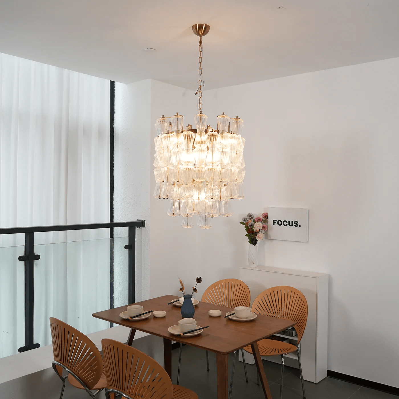 Florenzia Murano Glass Chandelier - YIOSI