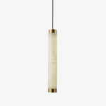 Aria Brushed Brass Alabaster Pendant Lamp – Elegant Ceiling Light