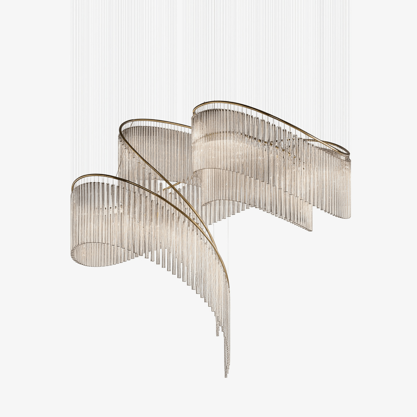 Crystal Spin Customize Chandelier - YIOSI