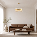 19.6'' Luxury Round 2-Tier K9 Crystal Chandelier