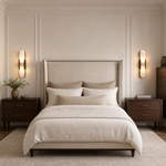 19.7" Modern Natural Alabaster Wall Sconces (Set of 2)