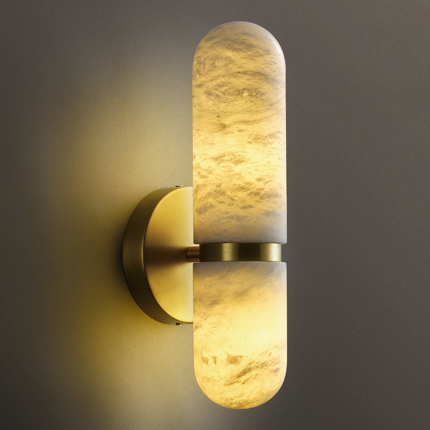 Marble Capsule Wall Sconce H330 Single - Copper