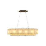 Modern alabaster chandelier L39in