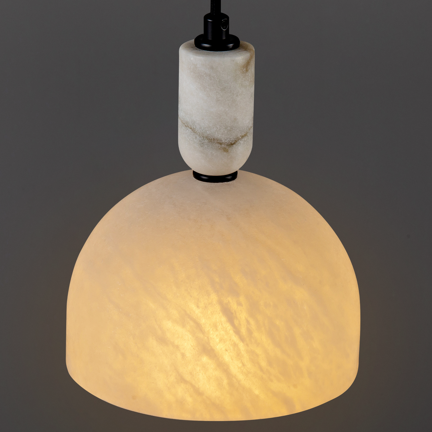 Marble Shade Pendant - Black