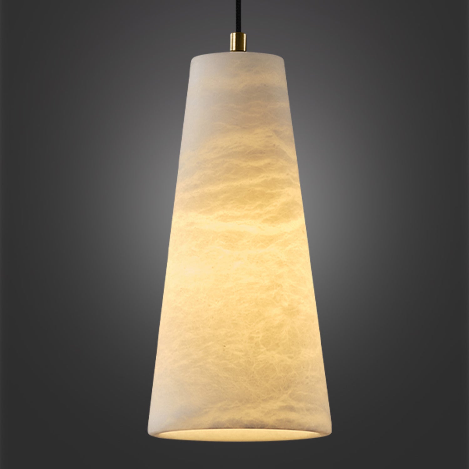 Cone Marble Pendant Double - Copper