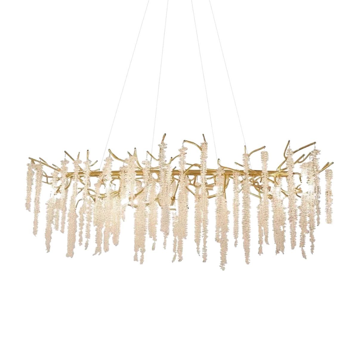 Wisteria Flower Crystal Chandelier