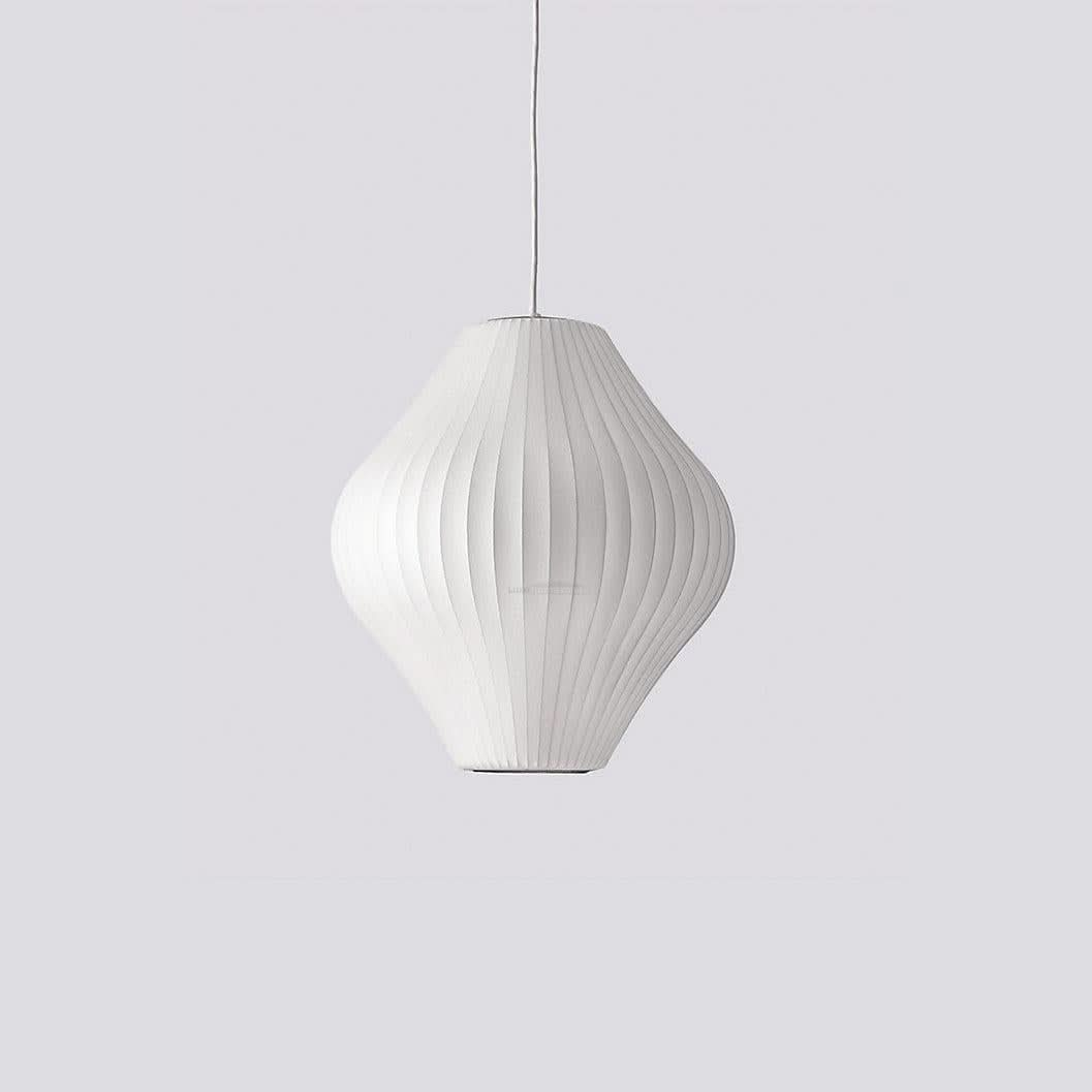 Bubble Pendant Light with Artificial Silk Lampshade - Yiosilamp