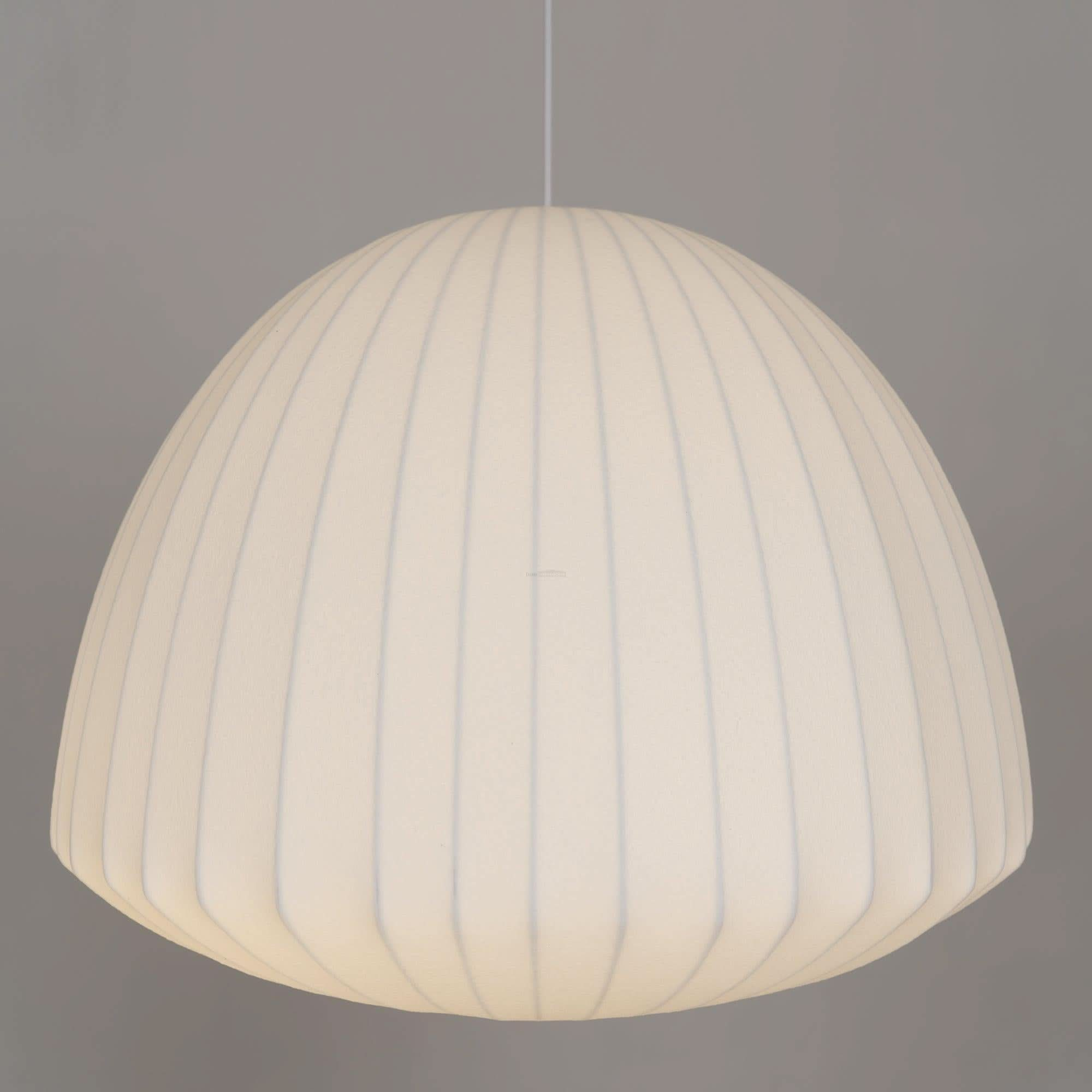 Bubble Pendant Light with Artificial Silk Lampshade - Yiosilamp