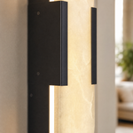 20'' Natural Alabaster Wall Sconces (Set of 2)