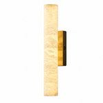 20" Natural Spanish Alabaster Wall Sconce