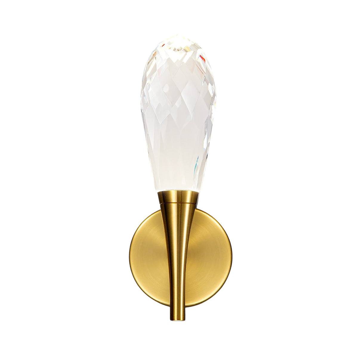 Modern bathroom vanity wall lamp in front of the mirror Gold