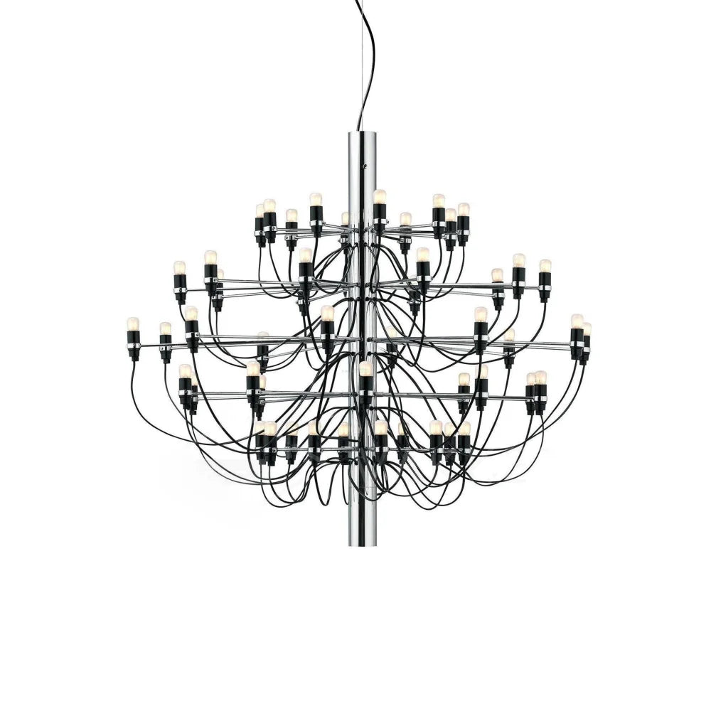 2097 Mid-Century Retro Candle Chandelier with 18/30/50/75 heads - Candle-1-Yiosilamp