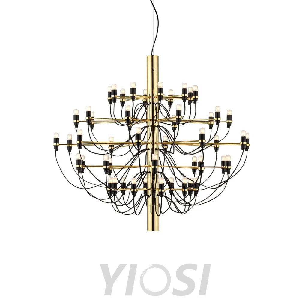 2097 Mid-Century Retro Candle Chandelier with 18/30/50/75 heads - Candle-1-Yiosilamp