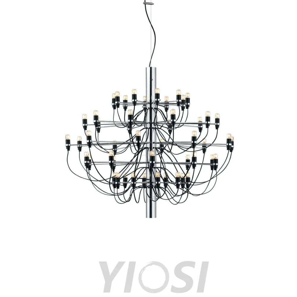 2097 Mid-Century Retro Candle Chandelier with 18/30/50/75 heads - Candle-1-Yiosilamp