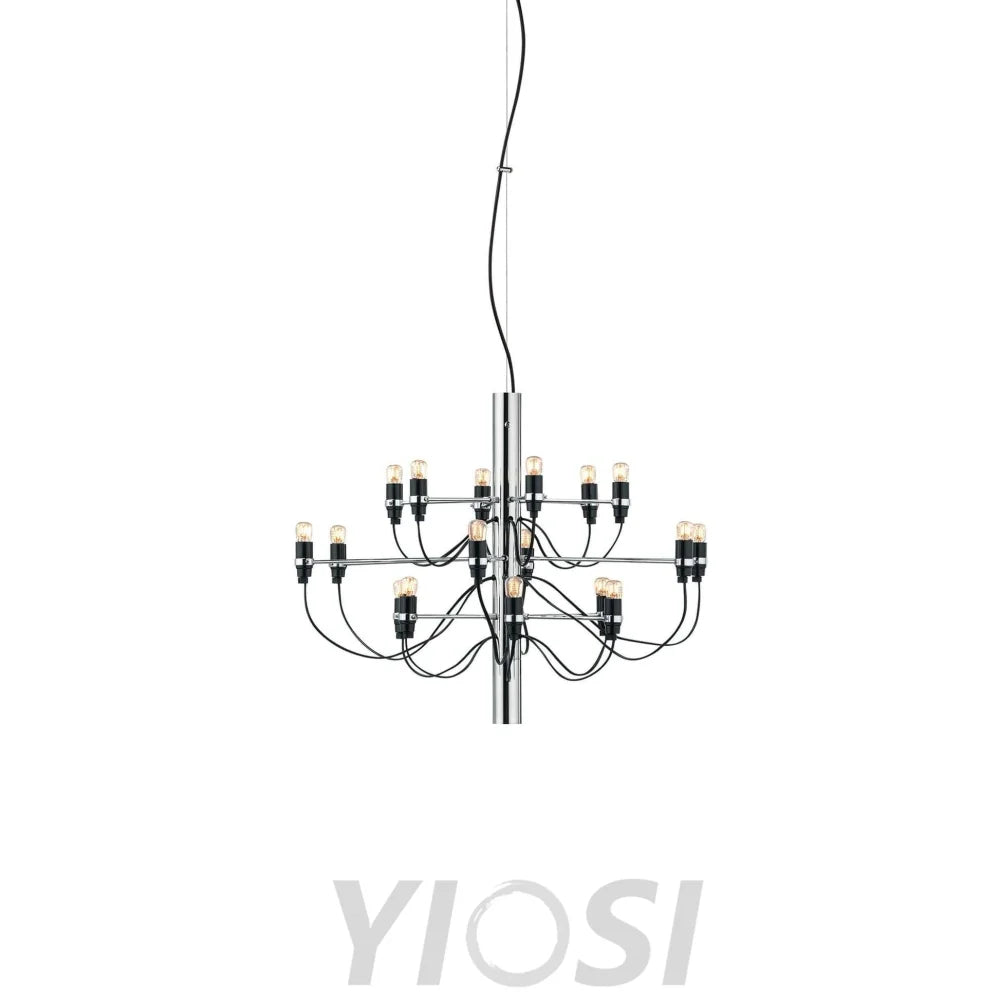 2097 Mid-Century Retro Candle Chandelier with 18/30/50/75 heads - Candle-1-Yiosilamp