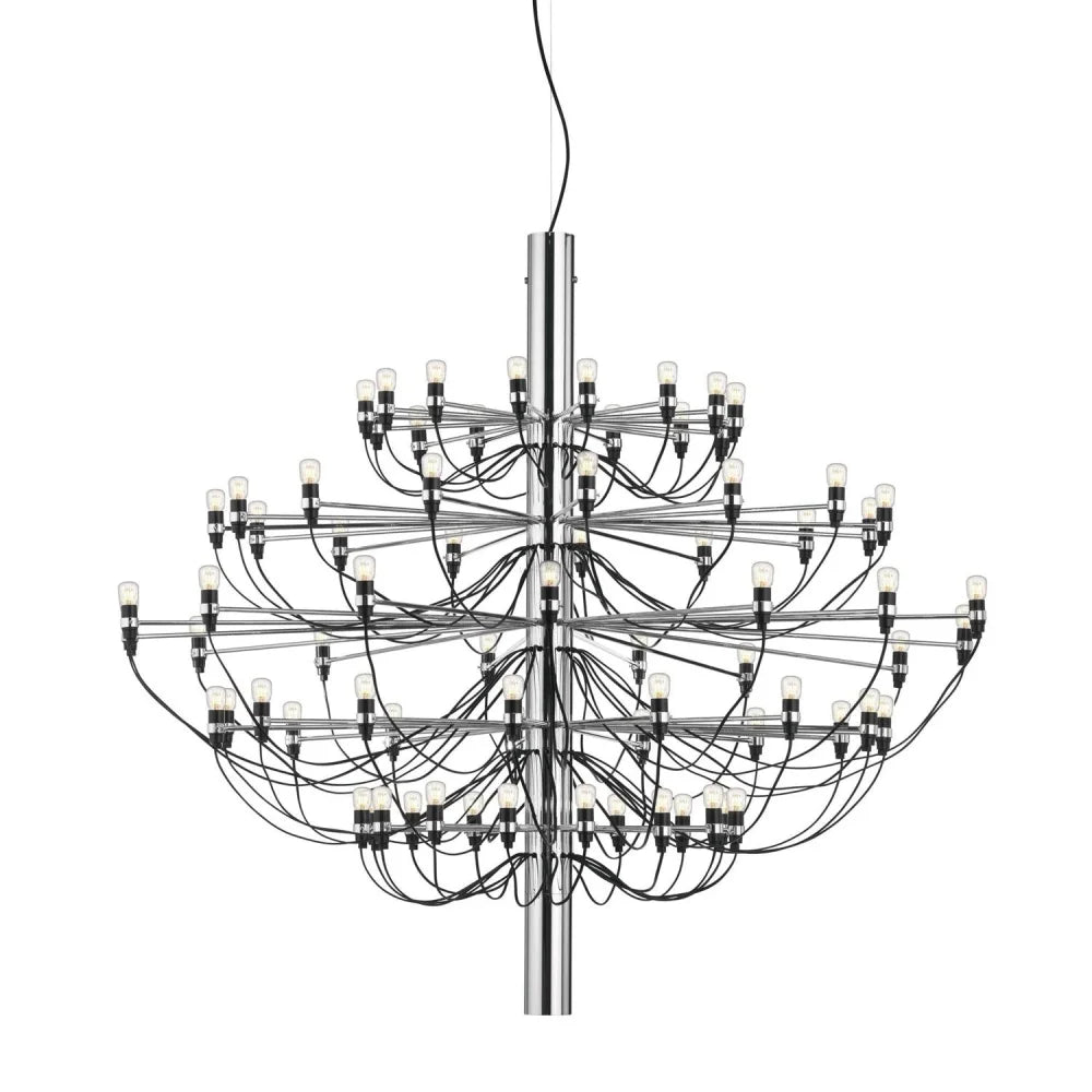 2097 Mid-Century Retro Candle Chandelier with 18/30/50/75 heads - Candle-1-Yiosilamp