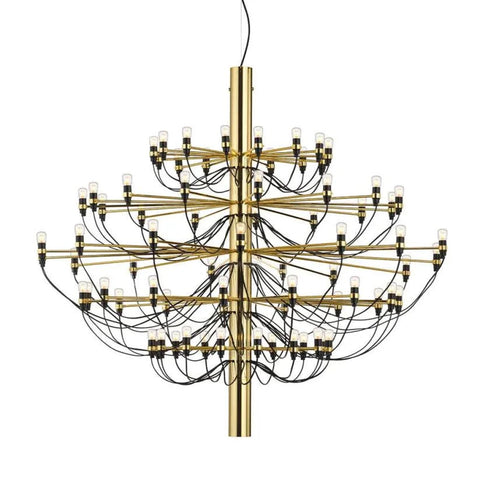 2097 Mid-Century Retro Candle Chandelier with 18/30/50/75 heads - Candle-1-Yiosilamp