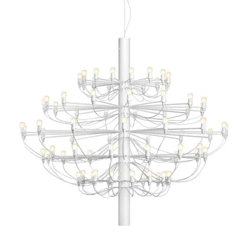 2097 Mid-Century Retro Candle Chandelier with 18/30/50/75 heads - Candle-1-Yiosilamp