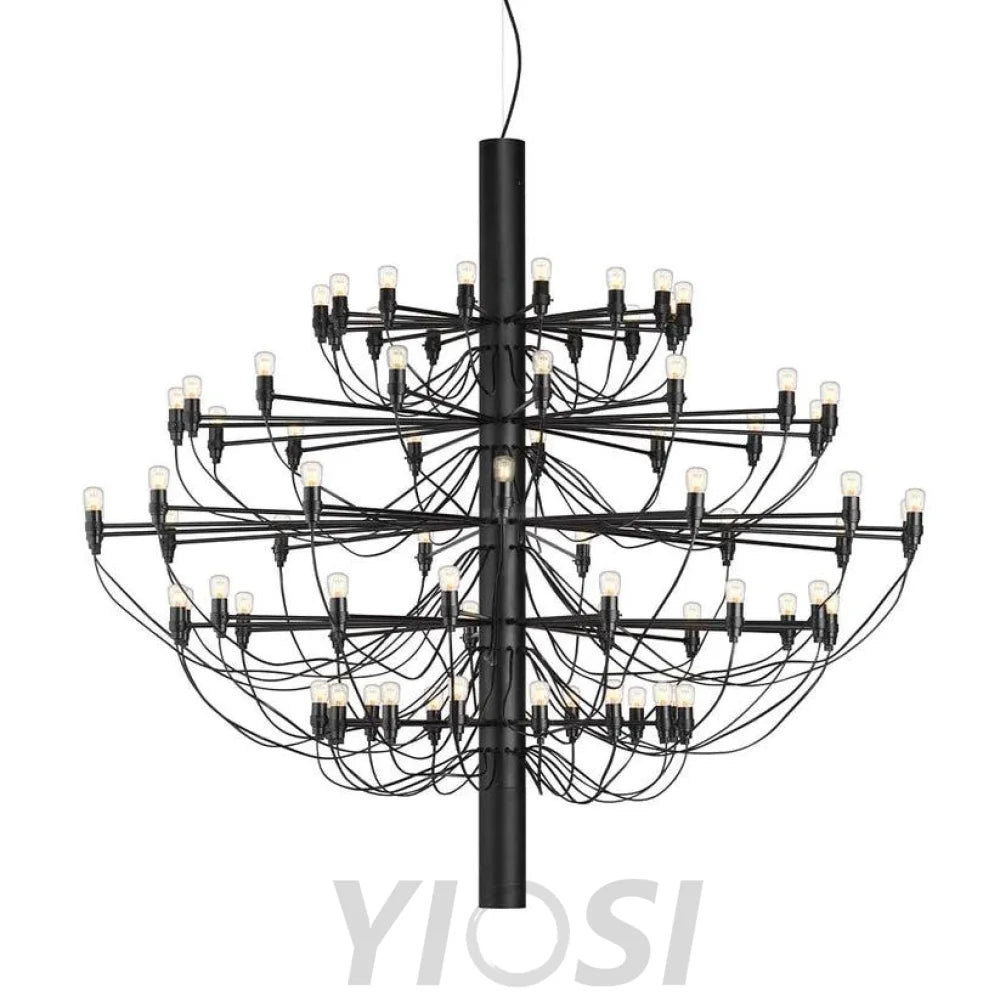 2097 Mid-Century Retro Candle Chandelier with 18/30/50/75 heads - Candle-1-Yiosilamp