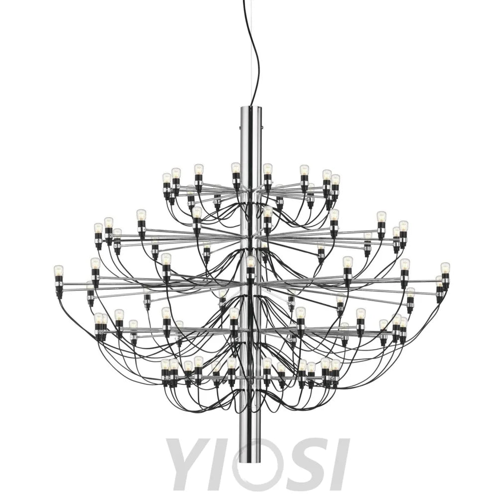 2097 Mid-Century Retro Candle Chandelier with 18/30/50/75 heads - Candle-1-Yiosilamp