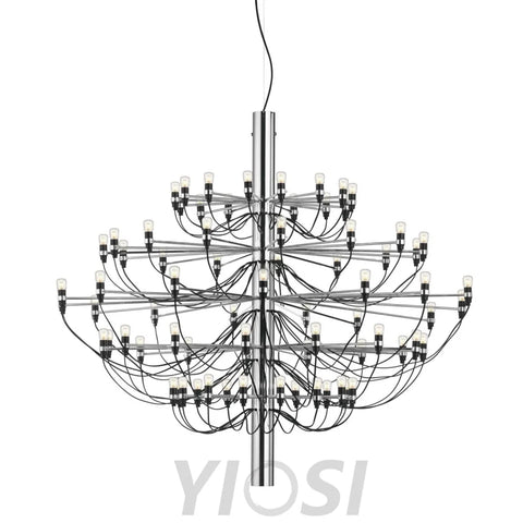 2097 Mid-Century Retro Candle Chandelier with 18/30/50/75 heads - Candle-1-Yiosilamp