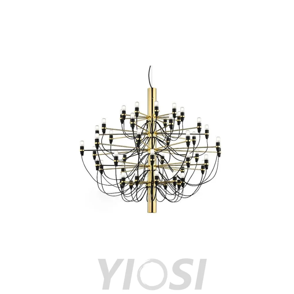 2097 Mid-Century Retro Candle Chandelier with 18/30/50/75 heads - Candle-1-Yiosilamp