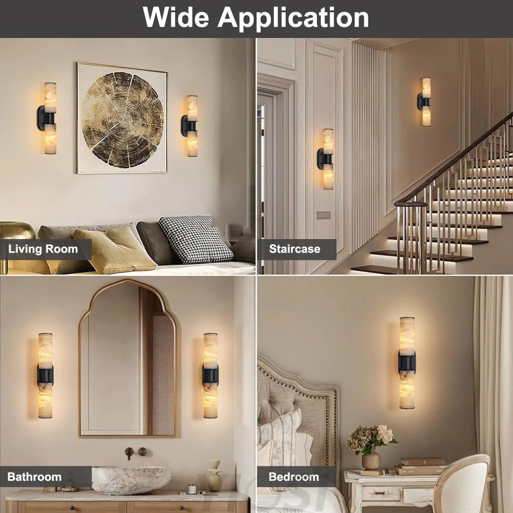 22.2’’ Alabaster Wall Sconce