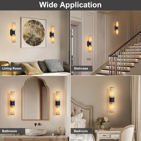 22.2’’ Alabaster Wall Sconce