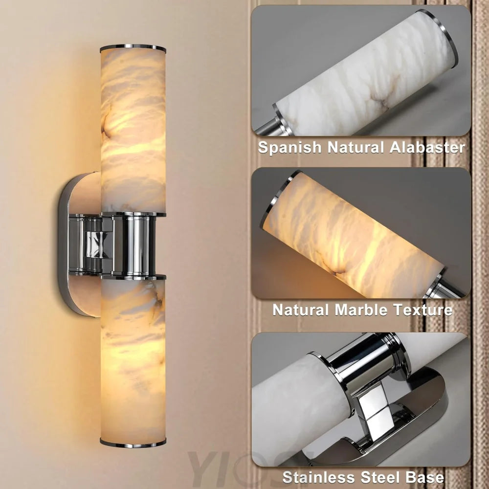 22.2’’ Alabaster Wall Sconce