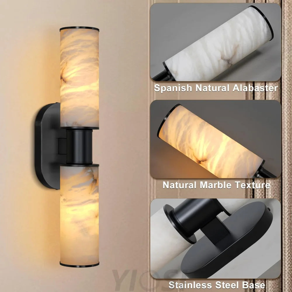 22.2’’ Alabaster Wall Sconce