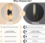 22.2’’ Alabaster Wall Sconce