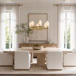 23" 6-Light Modern Alabaster Wagon Wheel Chandelier