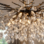 23.6" Modern Tree Branch Crystal Chandelier