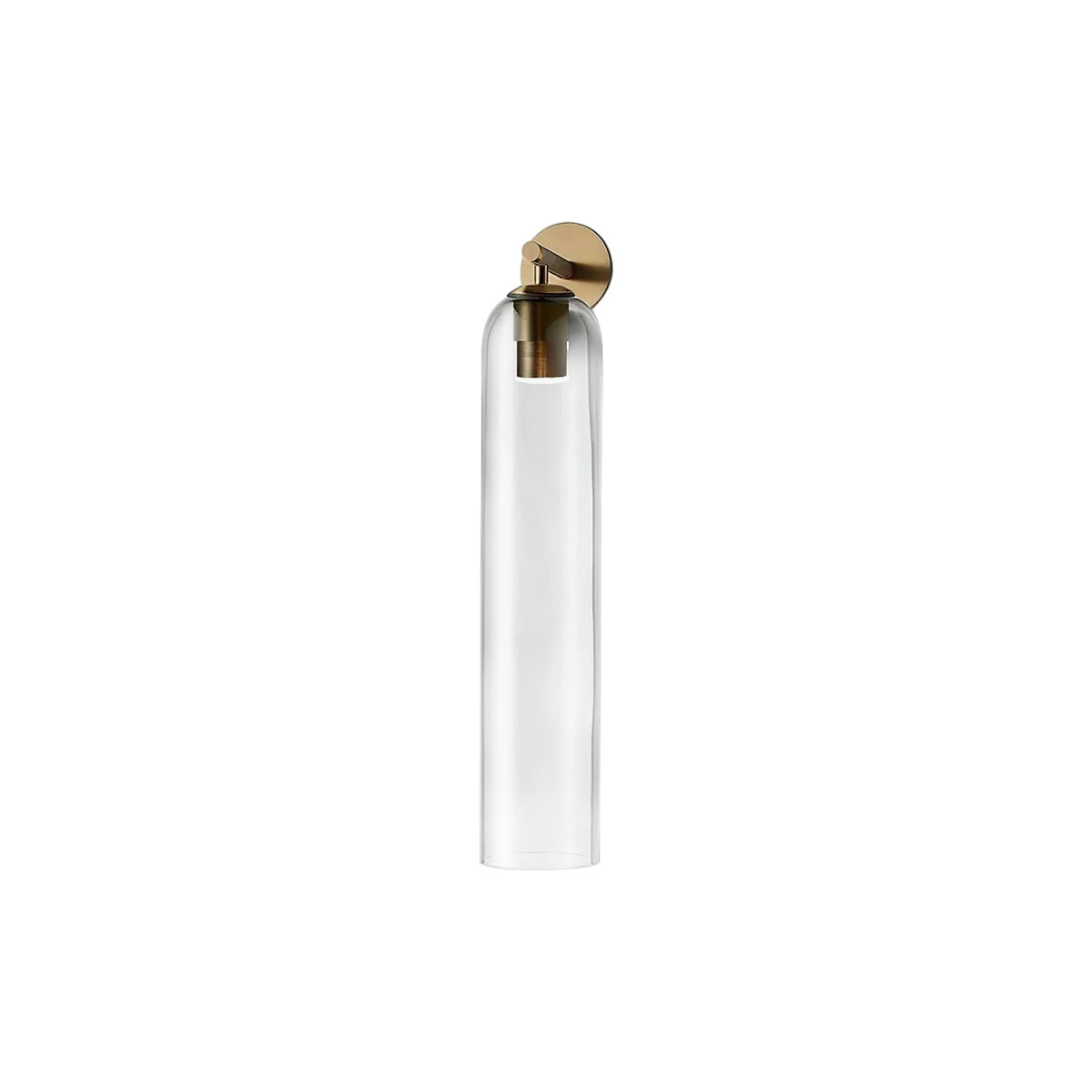 Elegant Art Glass Wall Sconce – Gold Black Nickel Finishes