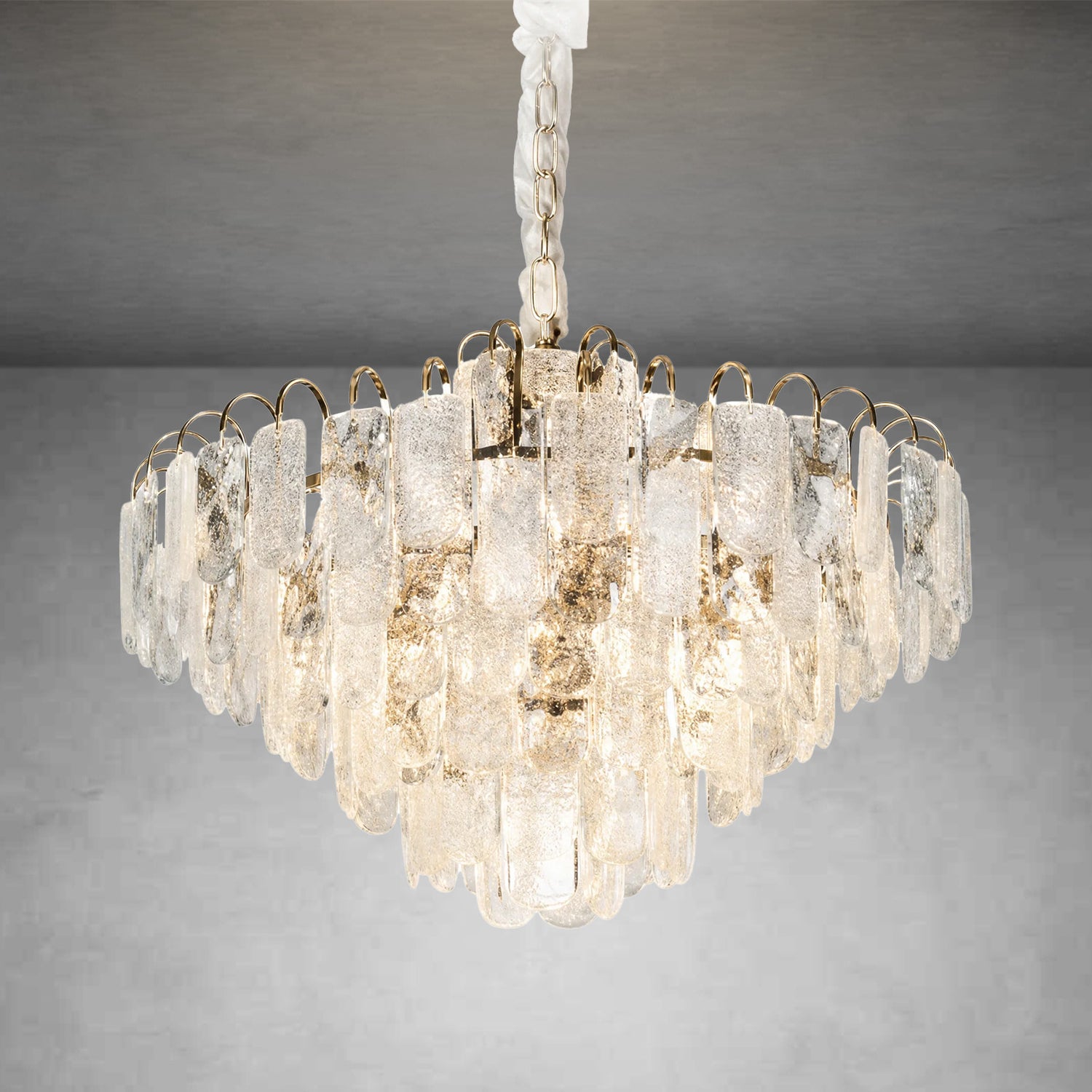 Madreperla Crystal Halo Chandelier