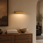 24" Brass Hardwired Picture Light