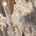 24-Light Candle Crystal Tripod Floor Lamp