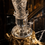 24-Light Candle Crystal Tripod Floor Lamp