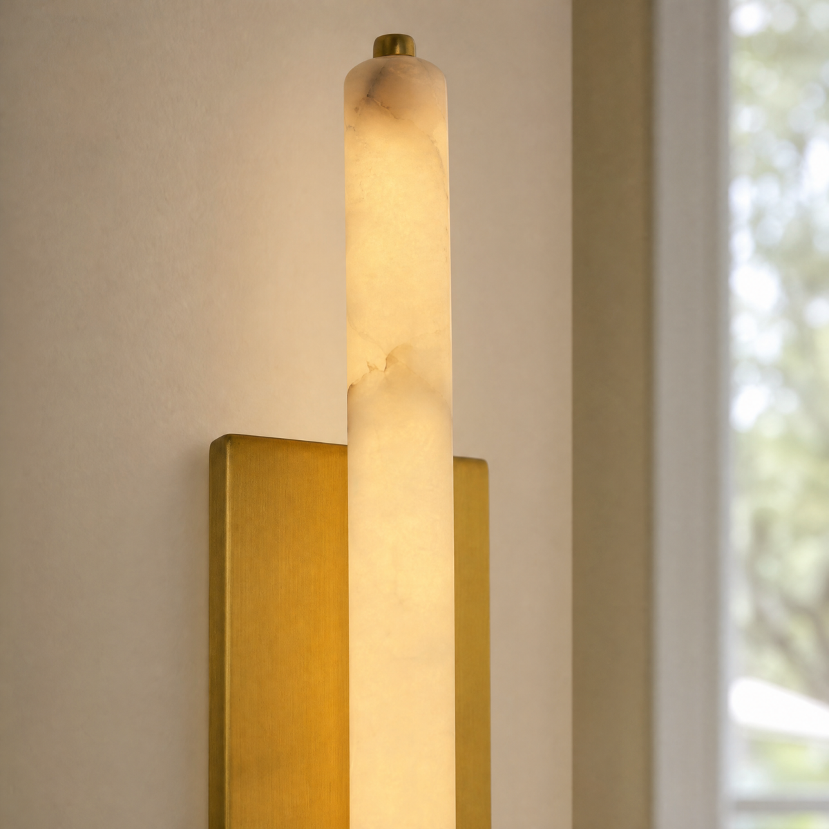 25'' Spanish Alabaster Wall Sconces Set of Two