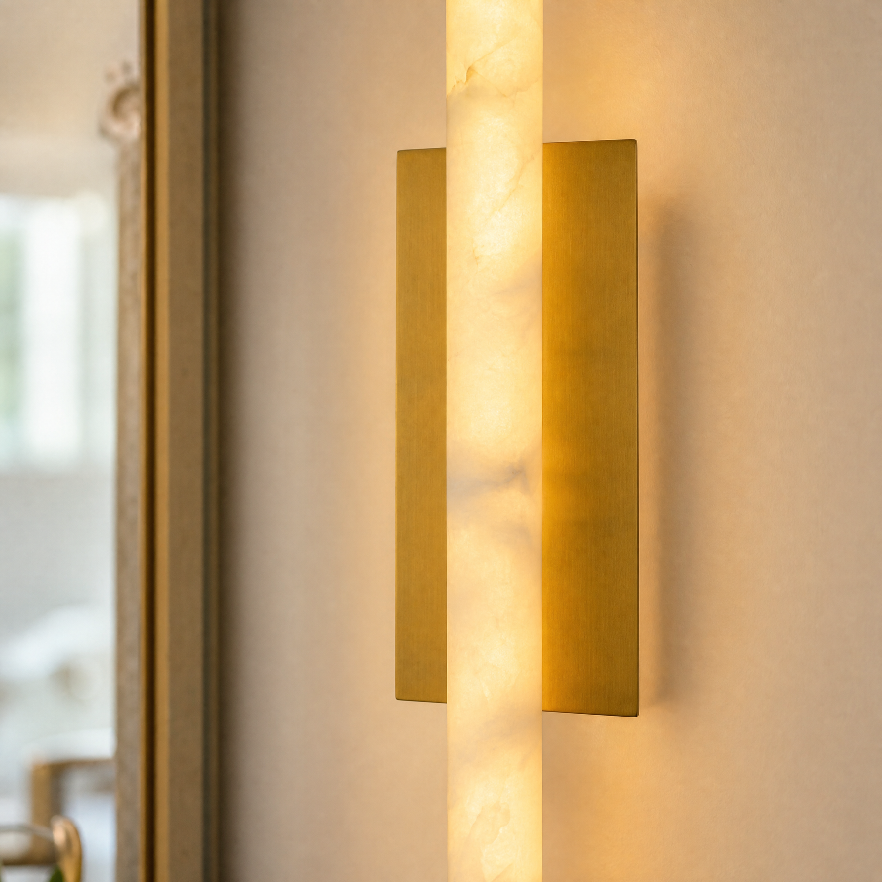 25'' Spanish Alabaster Wall Sconces Set of Two