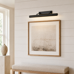 30 Inch Handle Vanity Light - Matte Black
