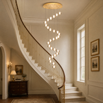 30-Light Bowl-shaped Staircase Lights - Gold