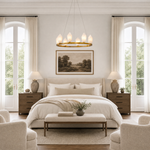 31.5" Alabaster Wagon Wheel Chandelier