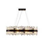Modern Double Layer Crystal Chandelier