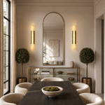 36" Spanish Alabaster Linear Wall Sconce