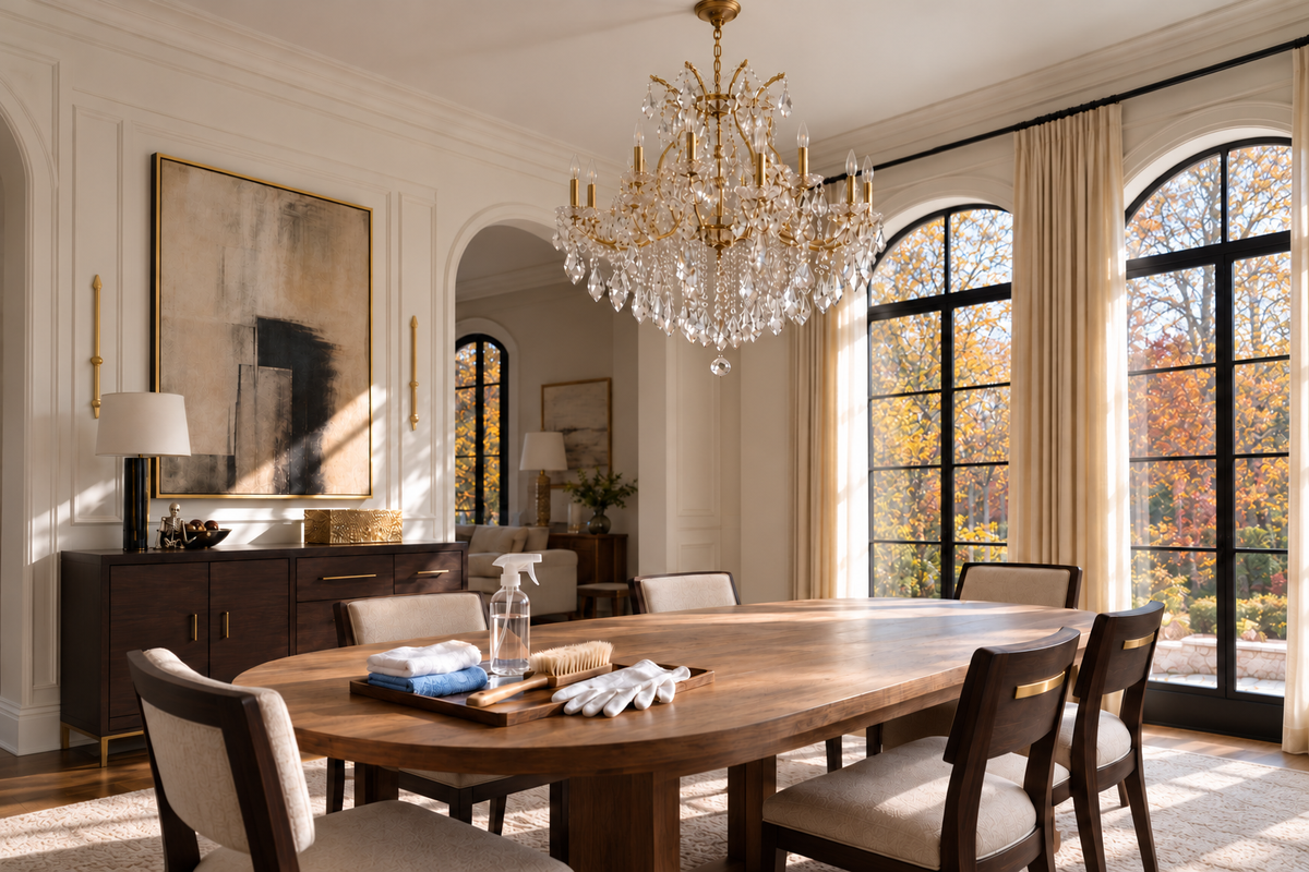 How to Clean a Chandelier？