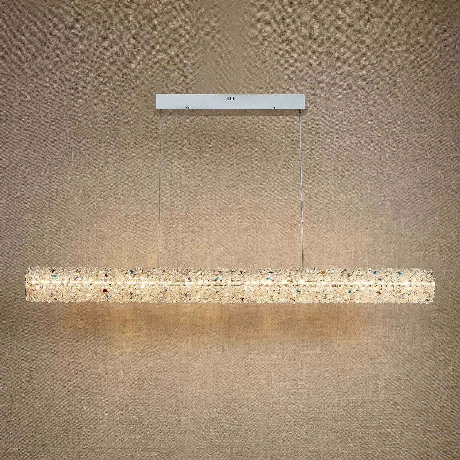Lumina Crystal Linear Pendant Chandelier