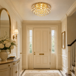 450 Pineapple Bead Ceiling Light - Gold