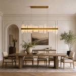 46.8'' Alabaster Rectangular Chandelier
